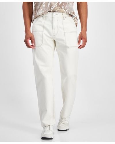 Guess Mason Regular-straight Fit Jeans - White