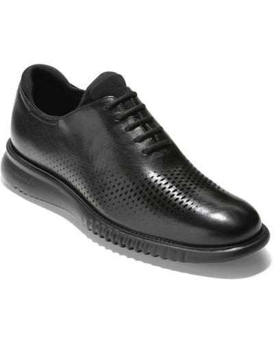 Cole Haan 2.zerogrand Laser Wing Oxford Shoes - Black