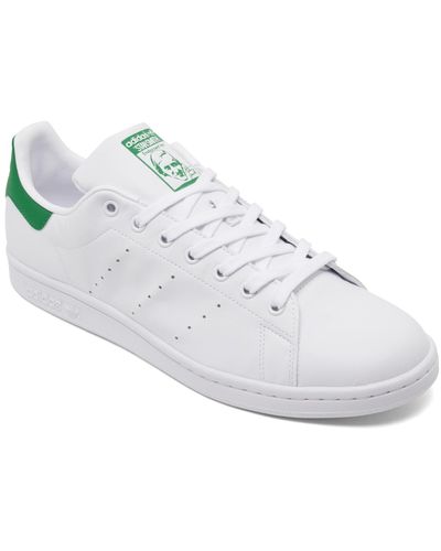 adidas Originals Stan Smith Primegreen Casual Sneakers From Finish Line - White