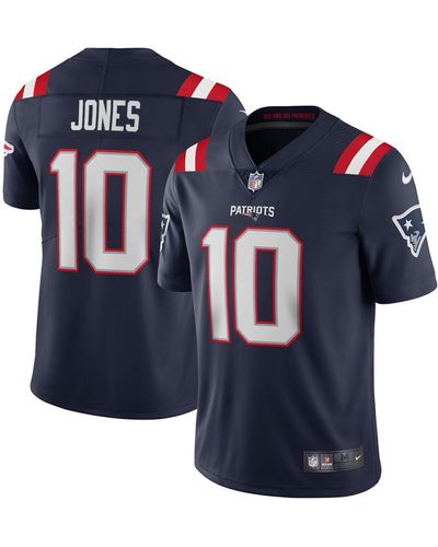 Nike Mac Jones New England Patriots Vapor Limited Jersey - Blue