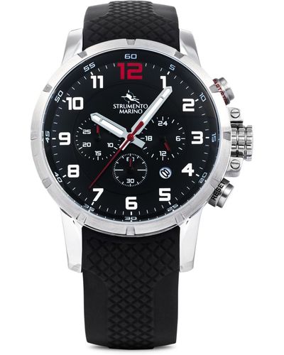 Strumento Marino Summertime Silicone Performance Timepiece Watch 46mm - Gray