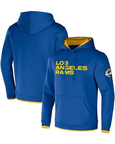 Fanatics Nfl X Darius Rucker Collection By Los Angeles Rams Pullover Hoodie - Blue