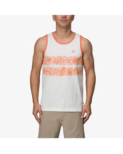 Reef Rory Floral Tank Top - Gray