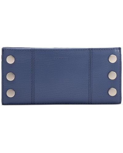 Hammitt 110 North Leather Wallet - Blue