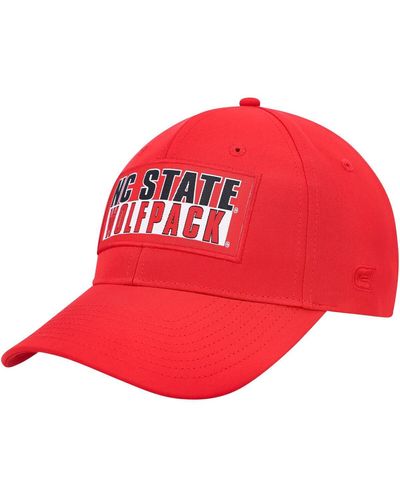 Colosseum Athletics Nc State Wolfpack Positraction Snapback Hat - Red
