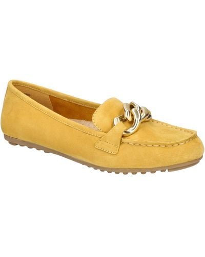 Bella Vita Cullen Comfort Loafers - Yellow