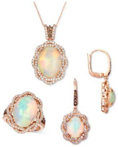 Le Vian Neopolitan Diamond Jewelry Collection In 14k Rose Gold - White