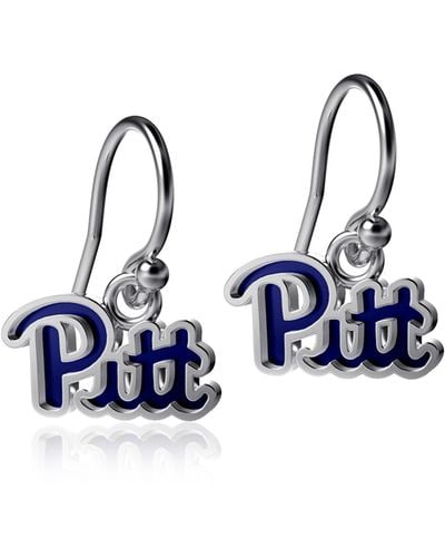 Dayna Designs Pitt Panthers Enamel Dangle Earrings - Blue
