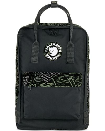 Fjallraven Kanken Art Plus Colorblocked Backpack - Black