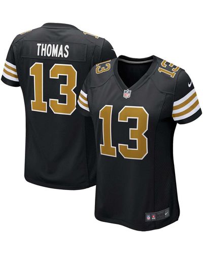 Nike Michael Thomas New Orleans Saints Alternate Game Jersey - Black