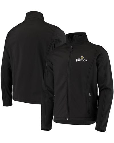 Dunbrooke Minnesota Vikings Sonoma Softshell Full-zip Jacket - Black