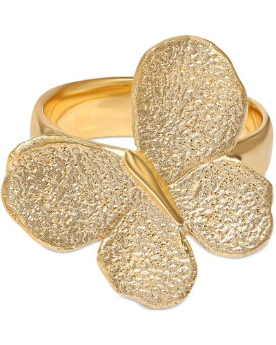 Giani Bernini Butterfly Statement Ring In 18k Gold-plated Sterling Silver, Created For Macy's - Metallic