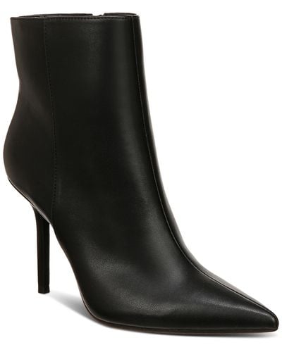 INC International Concepts Holand Pointed-toe Dress Booties - Black