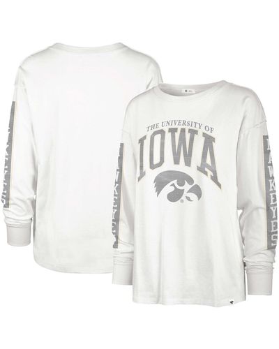 '47 Iowa Hawkeyes Statement Soa 3-hit Long Sleeve T-shirt - White