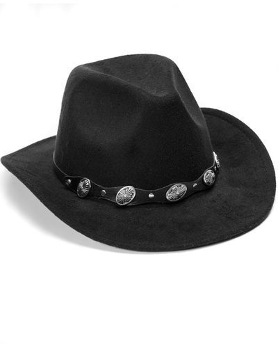 Vince Camuto Felted Cowboy Hat - Black