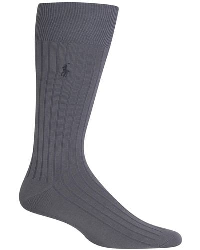Polo Ralph Lauren Embroidered Trouser Socks - Gray