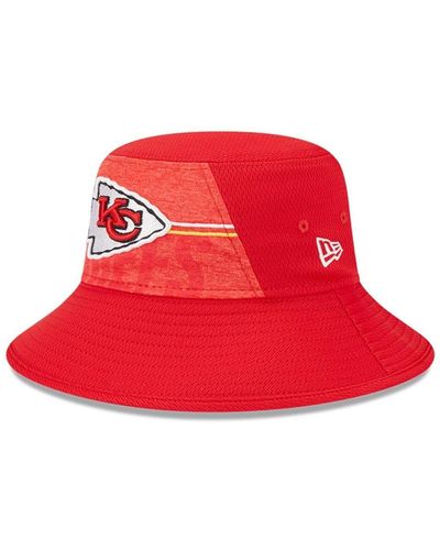 KTZ Kansas City Chiefs 2023 Nfl Training Camp Stretch Bucket Hat - Red