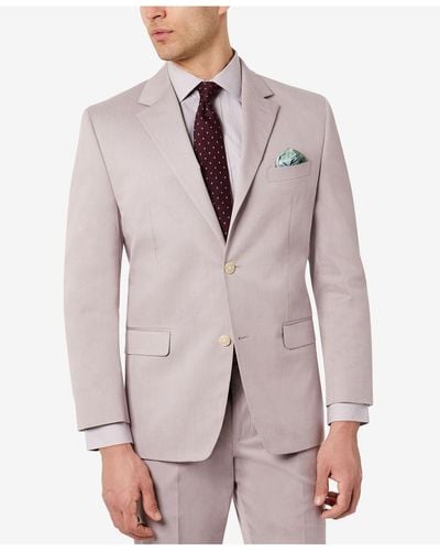 Sean John Classic-fit Solid Suit Jacket - Pink