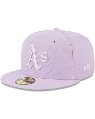 KTZ Oakland Athletics 2023 Spring Color Basic 59fifty Fitted Hat - Purple
