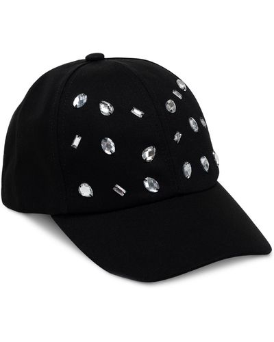 INC International Concepts Embellished Baseball Cap - Black
