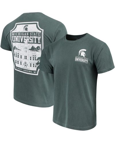 Image One Michigan State Spartans Comfort Colors Campus Icon T-shirt - Green