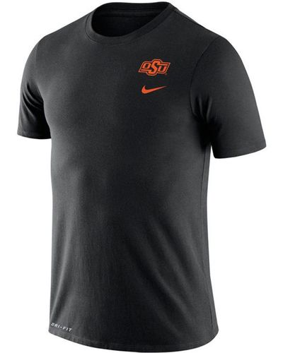 Nike Oklahoma State Cowboys Dri-fit Cotton Dna T-shirt - Black