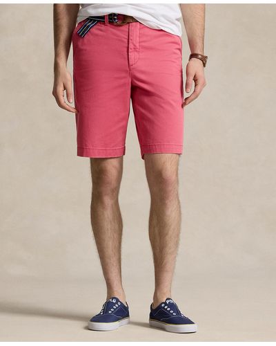 Polo Ralph Lauren 10-inch Relaxed Fit Chino Shorts - Pink