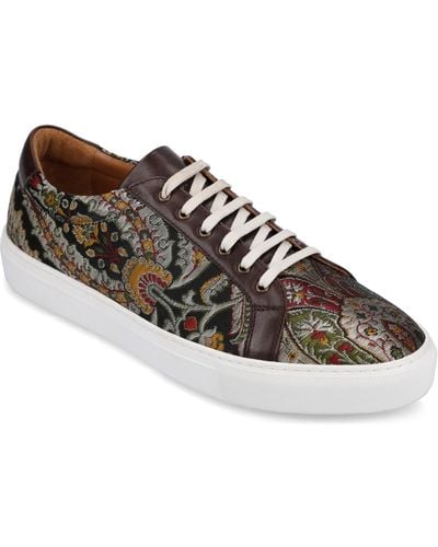 Taft Jack Handcrafted Leather And Water-repellent Sneakers - Multicolor