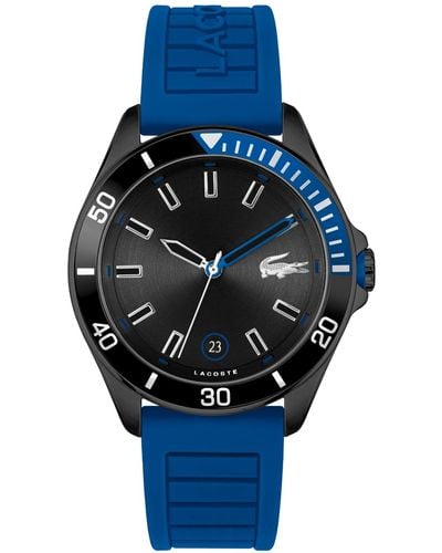 Lacoste Tiebreaker Silicone Strap Watch 43mm - Blue