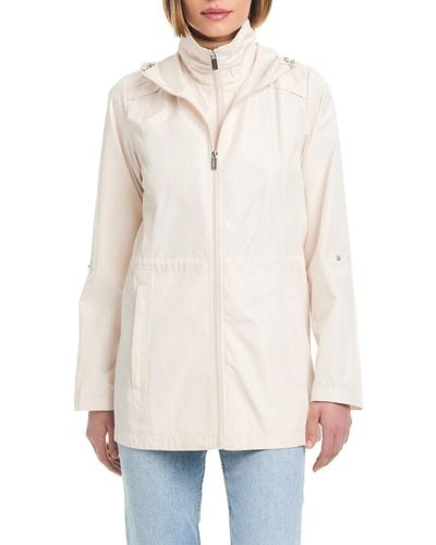 Jones New York Lightweight Packable Water-resistant Jacket - White
