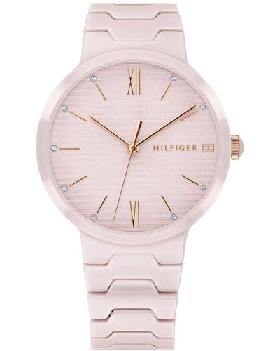 Tommy Hilfiger Blush Ceramic Bracelet Watch 36mm - Pink
