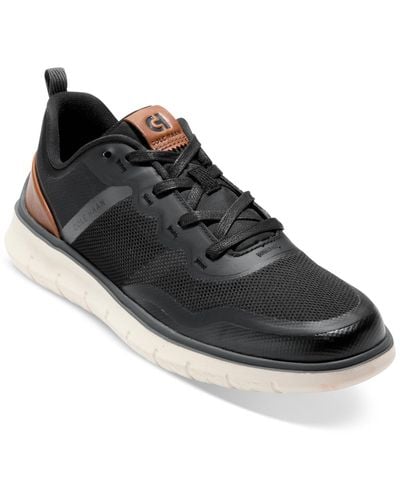 Cole Haan Generation Zerøgrand Stitchlite Lace-up Sneakers - Black