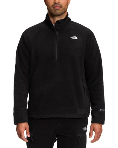 The North Face 100 GLACIER HALF ZIP - Fleece jumper - black/black