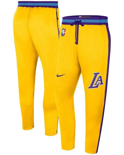 Nike Los Angeles Lakers 2021/22 City Edition Therma Flex Showtime Pants - Metallic