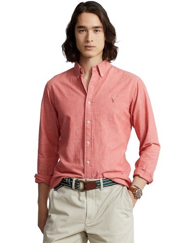 Polo Ralph Lauren Classic-fit Cotton Shirt - Red