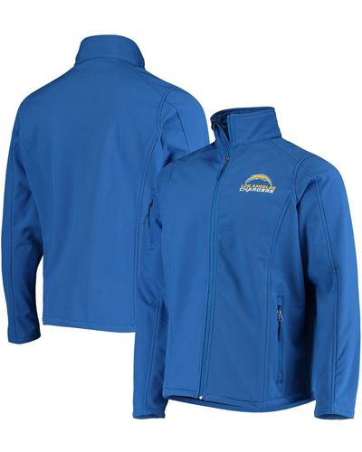Dunbrooke Los Angeles Chargers Sonoma Softshell Full-zip Jacket - Blue