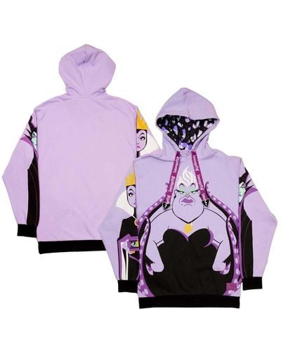 Loungefly And Disney Villains Curse Your Hearts Pullover Hoodie - Purple