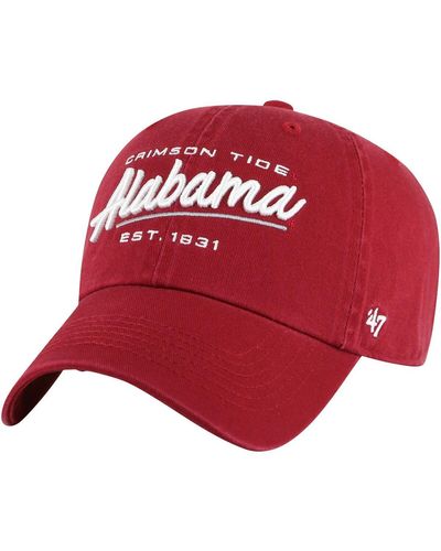 '47 Alabama Tide Sidney Clean Up Adjustable Hat - Red