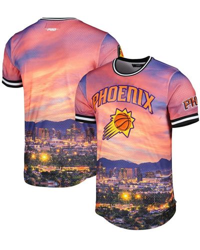 Pro Standard Phoenix Suns Cityscape Stacked Logo T-shirt - Pink