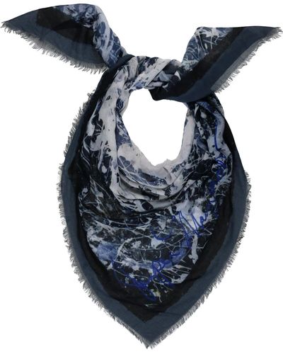 Fraas X Sweater Maybach Darkness To Light Scarf - Blue