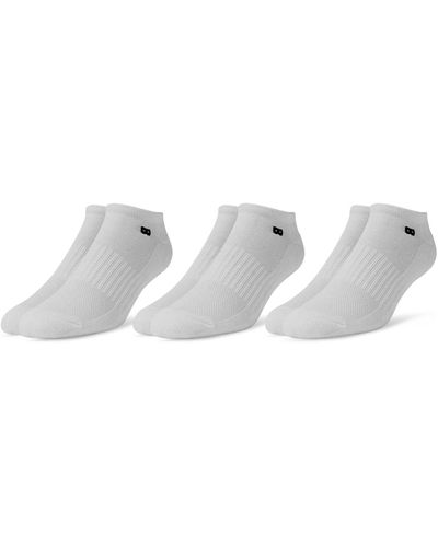 Pair of Thieves Cushion Cotton Low Cut Socks 3 Pack - White