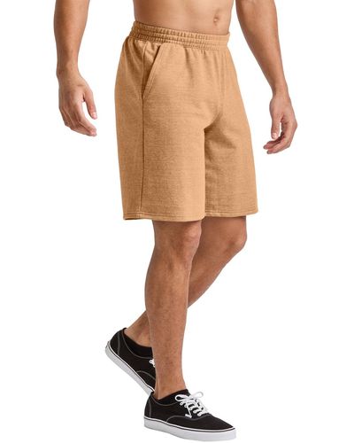 Hanes Tri-blend French Terry Comfort Shorts - Natural
