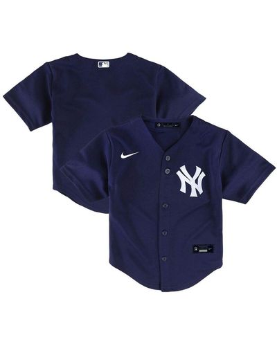 Nike New York Yankees MLB Men's Official Blank Replica Jersey - Macy's