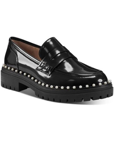 INC International Concepts Branna Beaded Loafers, Created For Macy's - Black