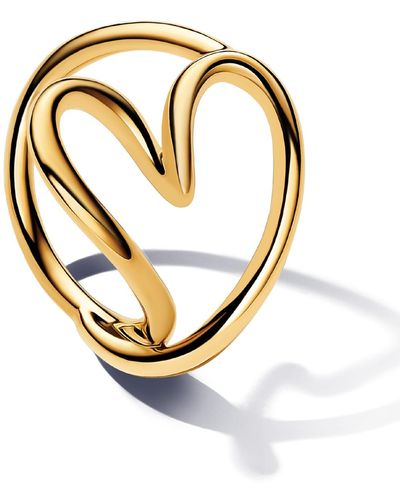 PANDORA Shaped Heart Ring - Metallic