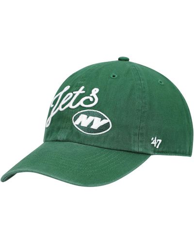 '47 '47 New York Jets Millie Clean Up Adjustable Hat - Green