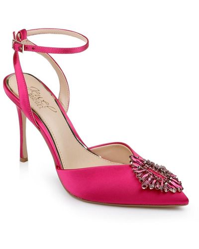 Badgley Mischka Gaby Evening Pumps - Pink