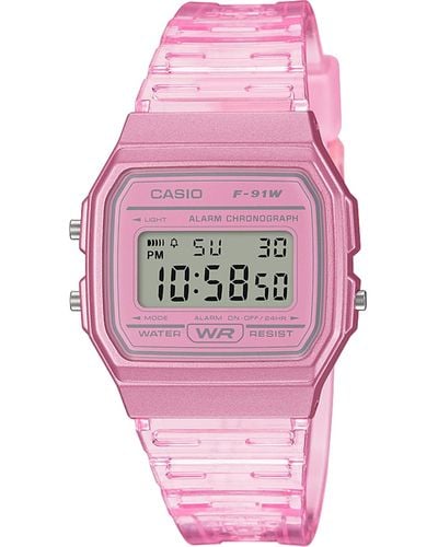 G-Shock Digital Jelly Strap Watch 35.2mm - Pink