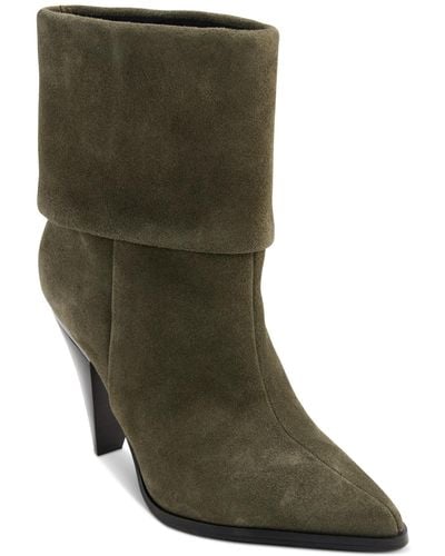 DKNY Cerise Pointed-toe Dress Booties - Green
