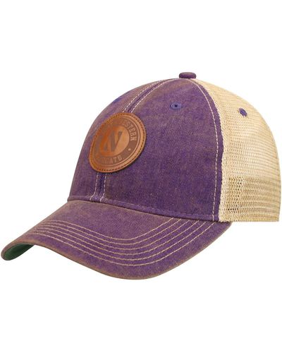 Legacy Athletic Northwestern Wildcats Target Old Favorite Trucker Snapback Hat - Purple
